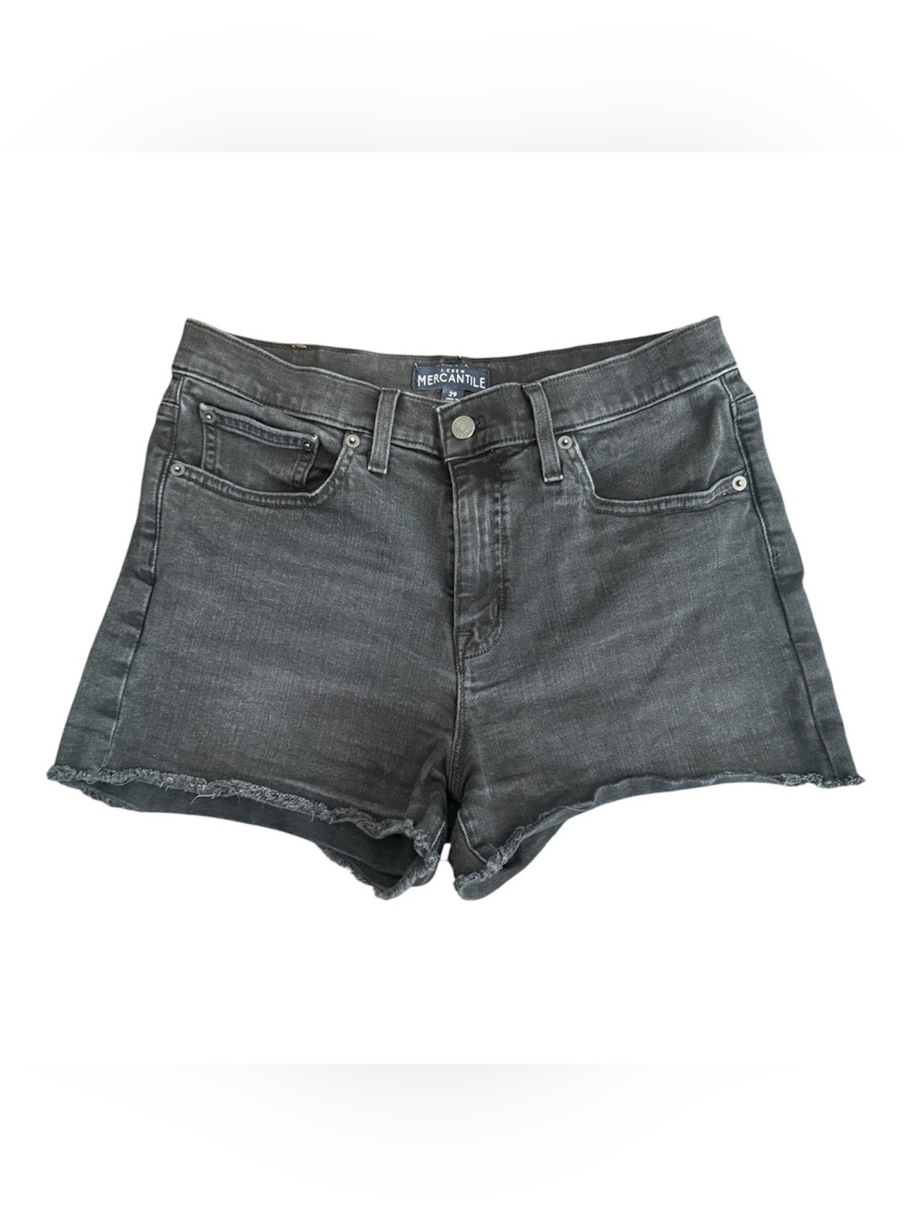J. Crew Black Denim Cutoff Shorts
